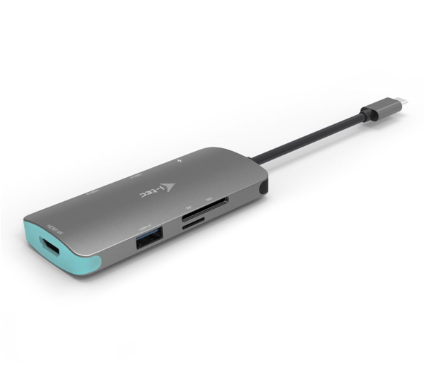 I-TEC USB-C Metal Nano Dock 1x HDMI 4K czytnik kart PD 100W C31NANODOCKPD - 503275 - zdjęcie